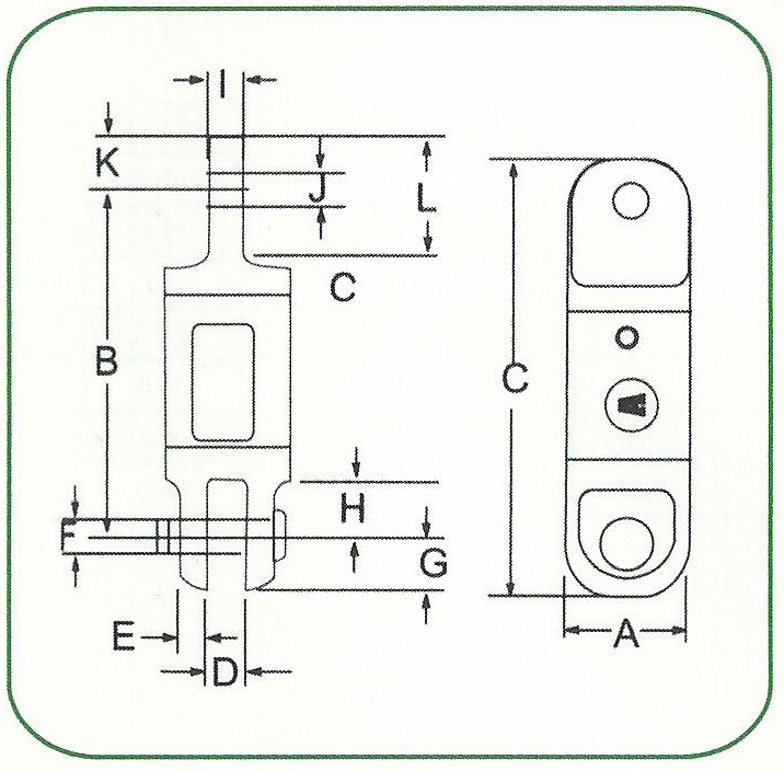 JJ槽對(duì)槽萬向接頭結(jié)構(gòu)圖