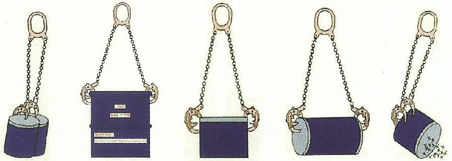 川崎DL油桶吊鉗示使用意圖