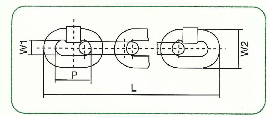 川崎GR-80合金鋼起重鏈結構圖