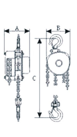 VN手拉葫蘆機(jī)體內(nèi)部構(gòu)造